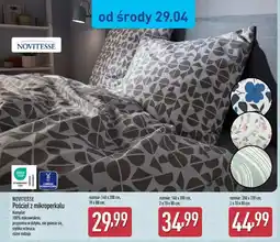 ALDI Pościel z mikroperkalu Novitesse 200x220cm i 2x70x80cm oferta