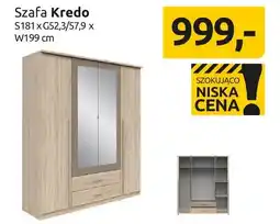 Black Red White Szafa Kredo S181xG52,3/57,9xW199cm oferta