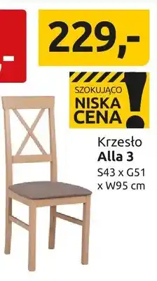 Black Red White Krzesło Alla 3 S43xG51xW95cm oferta