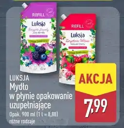 ALDI Mydło Luksja w płynie opakowanie uzupełniające oferta