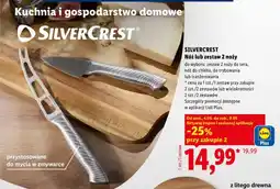 Lidl Zestaw 2 noży SilverCrest do sera oferta