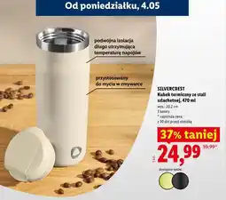 Lidl Kubek termiczny ze stali szlachetnej SilverCrest oferta