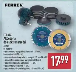 ALDI Akcesoria do elektronarzędzi Ferrex zestaw tarcz do cięcia i obróbki 125mm oferta