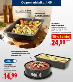 Lidl Forma do pieczenia Silvercrest tortownica oferta