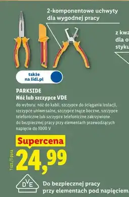 Lidl Szczypce VDE Parkside oferta
