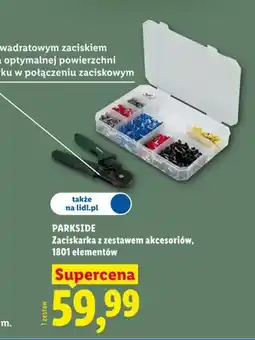 Lidl Zaciskarka z zestawem akcesoriów 1801 elementów Parkside oferta