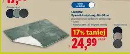 Lidl Dywanik łazienkowy Livarno 60x90cm oferta