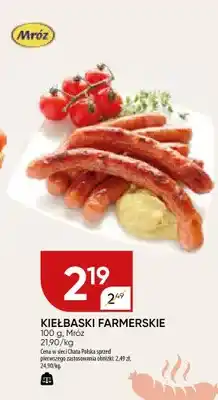 Chata Polska Kiełbaski farmerskie Mróz oferta