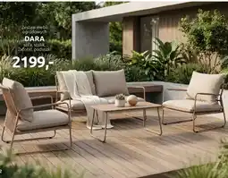 Black Red White Zestaw mebli ogrodowych Dara sofa stolik 2xfotel poduszki oferta