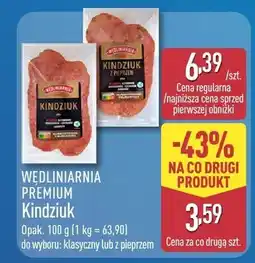 ALDI Kindziuk z pieprzem Wędliniarnia Premium oferta