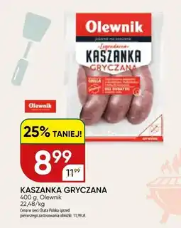 Chata Polska Kaszanka gryczana Olewnik oferta