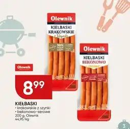 Chata Polska Kiełbaski bekonowo-serowe Olewnik oferta