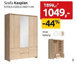 Black Red White Szafa Kaspian S153,5xG55,5xW211cm oferta