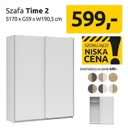 Black Red White Szafa Time 2 S170xG59xW190,5cm oferta