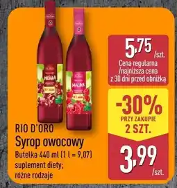 ALDI Syrop owocowy Rio D'Oro oferta