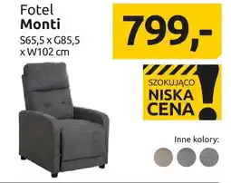 Black Red White Fotel Monti S65,5xG85,5xW102cm oferta