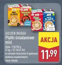 ALDI Płatki śniadaniowe mini Nut Flakes Golden Bridge oferta
