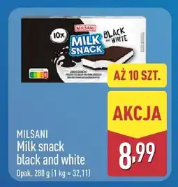 ALDI Milk snack black and white Milsani oferta
