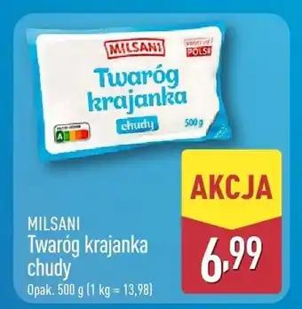 ALDI Twaróg krajanka chudy Milsani oferta