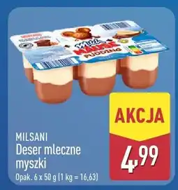 ALDI Deser mleczny myszki Milsani oferta