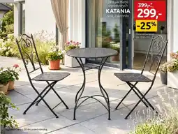 Black Red White Zestaw mebli ogrodowych Katania stół 2x krzesło oferta