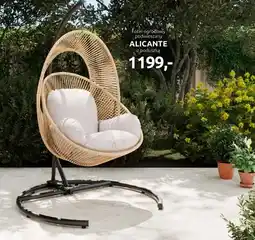 Black Red White Fotel ogrodowy podwieszany Alicante z poduszką oferta