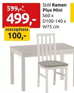 Black Red White Stół Ramen Plus Mini S60xD100-140xW75cm oferta