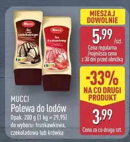 ALDI Polewa do lodów Mucci truskawkowa oferta