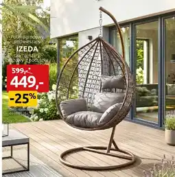 Black Red White Fotel ogrodowy podwieszany Izeda brązowy z poduszką oferta