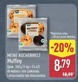 ALDI Muffiny Meine Kuchenwelt mix czekolada i stracciatella oferta