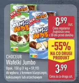 ALDI Wafelki Jumbo z kremem orzechowym Choceur oferta