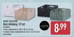 ALDI Kosz składany Home Creation zestaw 2szt. 22,2x14,8x9,3cm oferta