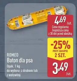 ALDI Baton dla psa Romeo z wołowiną oferta