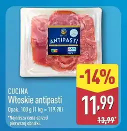 ALDI Włoskie antipasti Cucina oferta