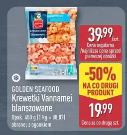 ALDI Krewetki Vannamei blanszowane Golden Seafood obrane z ogonkiem oferta