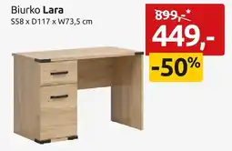 Black Red White Biurko Lara S58xD117xW73,5cm oferta