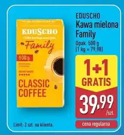 ALDI Kawa mielona Family Eduscho oferta