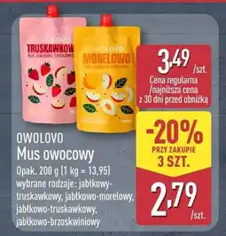 ALDI Mus owocowy Owolovo jabłkowo-truskawkowy oferta