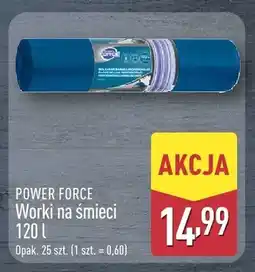 ALDI Worki na śmieci Power Force oferta