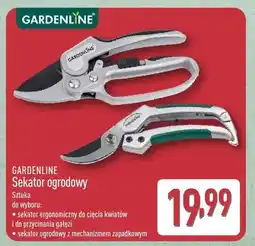 ALDI Sekator ogrodowy ergonomiczny do cięcia kwiatów i przycinania gałęzi Gardenline oferta