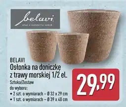 ALDI Osłona na doniczkę z trawy morskiej Belavi 1szt. Ø39x40cm oferta