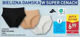 ALDI Majtki bezszwowe UP2FASHION 3 pary oferta