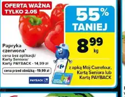 Carrefour Papryka czerwona oferta