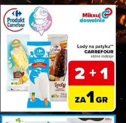 Carrefour Carrefour Lody na patyku oferta