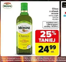Carrefour Oliwa z oliwek Monini oferta
