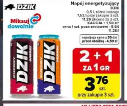 Carrefour DZIK Napój energetyzujący oferta