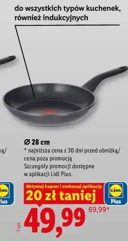 Lidl SILVERCREST Patelnia z odlewu aluminium ze wskaźnikiem nagrzania Ø 28 cm oferta