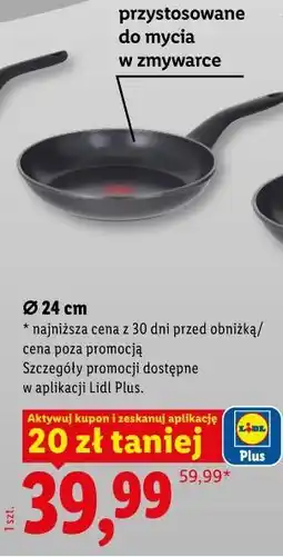 Lidl SILVERCREST Patelnia z odlewu aluminium ze wskaźnikiem nagrzania Ø 24 cm oferta