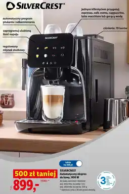 Lidl SILVERCREST Automatyczny ekspres do kawy, 1450 W oferta