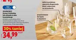 Lidl Zestaw 6 kieliszków lub szklanek ze szkła kryształowego oferta
